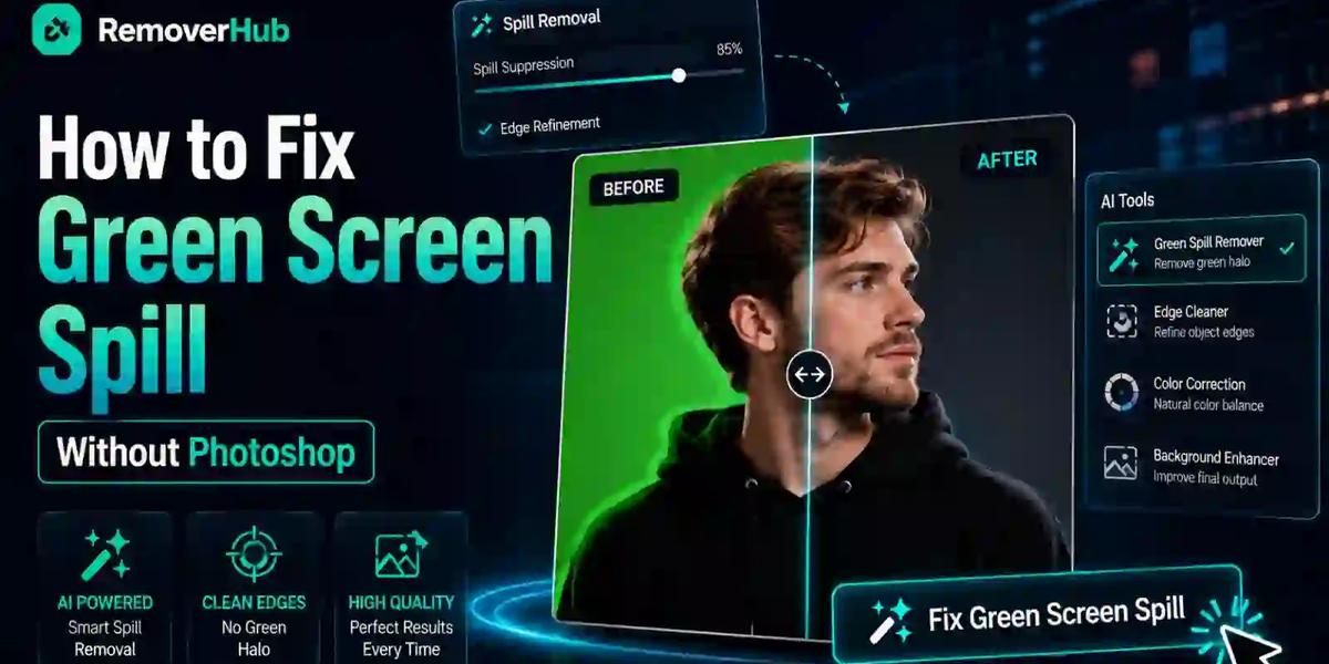 How to Fix Green Screen Spill Without Photoshop
