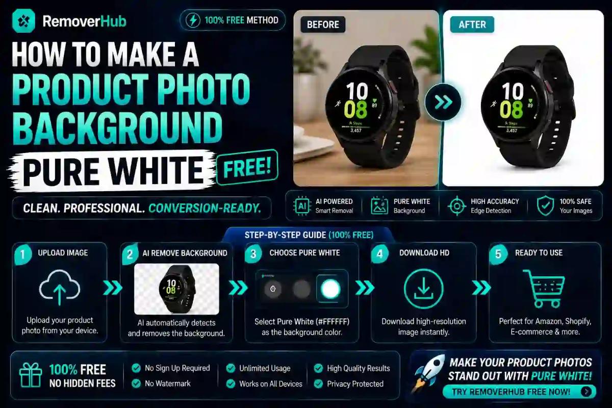 How to Make a Product Photo Background White