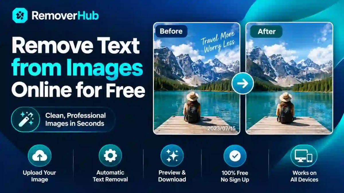 Remove Text From Images Online for Free: Full Guide