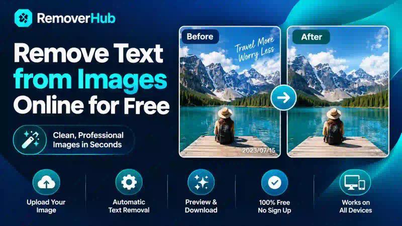Remove Text From Images Online for Free: Full Guide