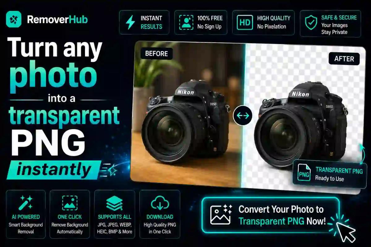 Turn Any Photo into a Transparent PNG Instantly (2026)