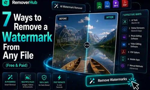 7 Ways to Remove a Watermark From Any File in 2026