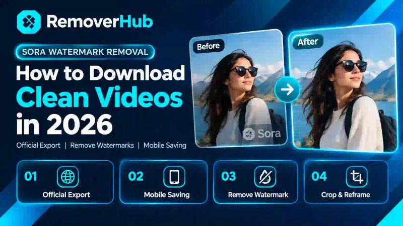 Sora Watermark Removal: How to Download Clean Videos in 2026