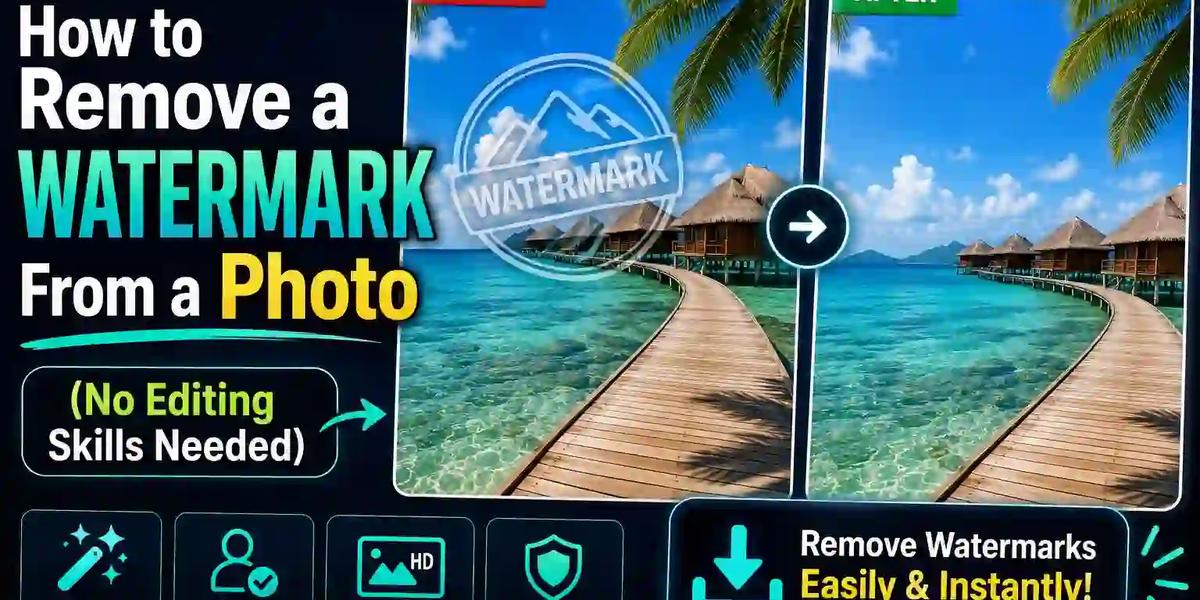 How to Remove a Watermark From a Photo (No Skills)