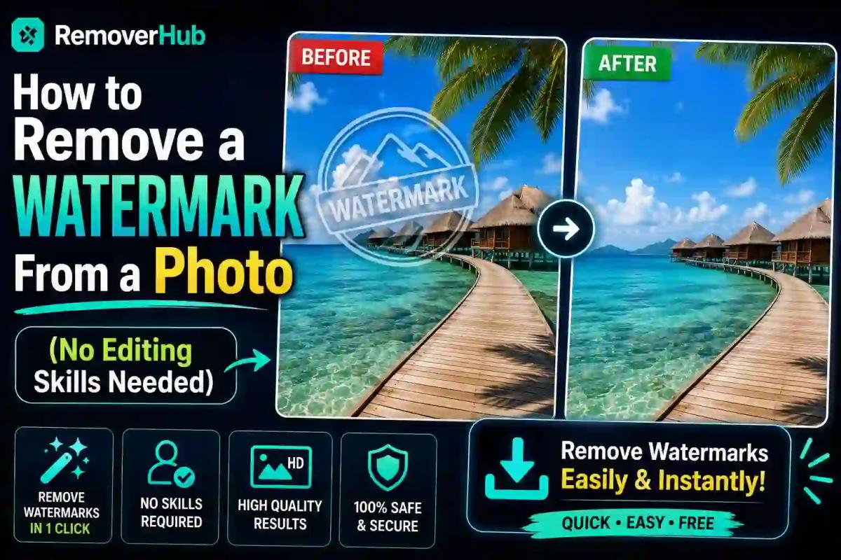 How to Remove a Watermark From a Photo (No Skills)