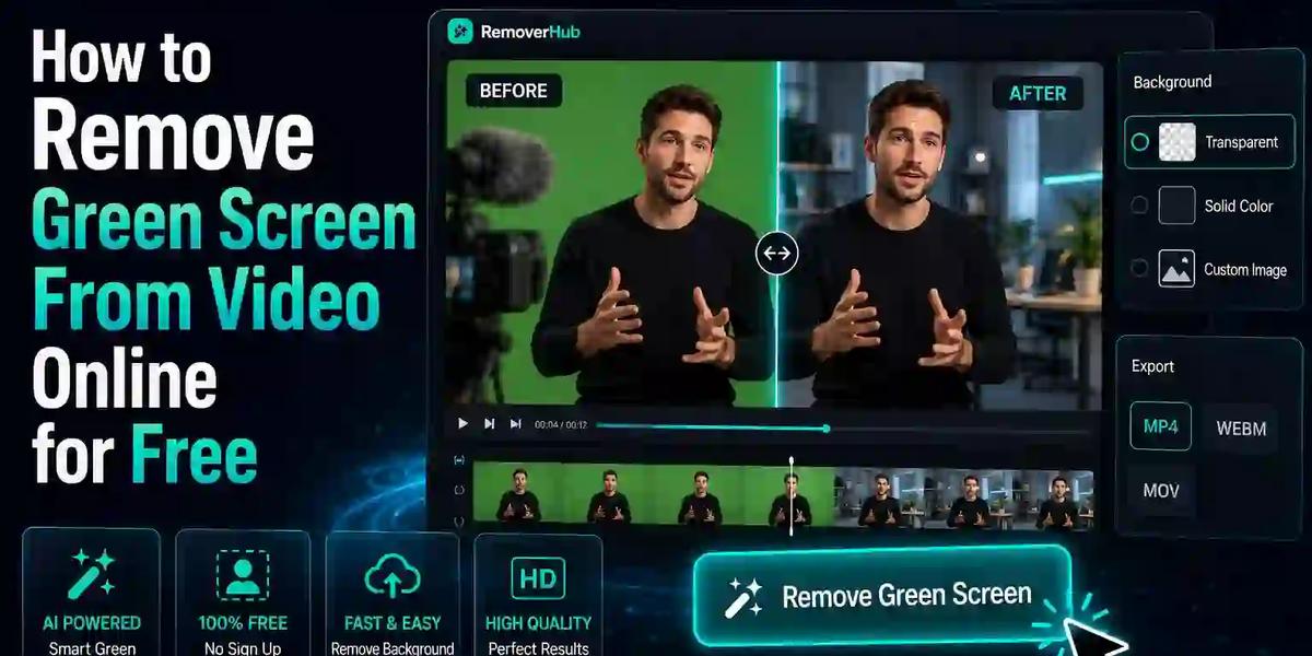 How to Remove Green Screen From Video Online for Free