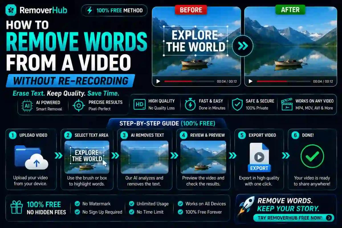 How to Remove Words From a Video Without Re-Recording