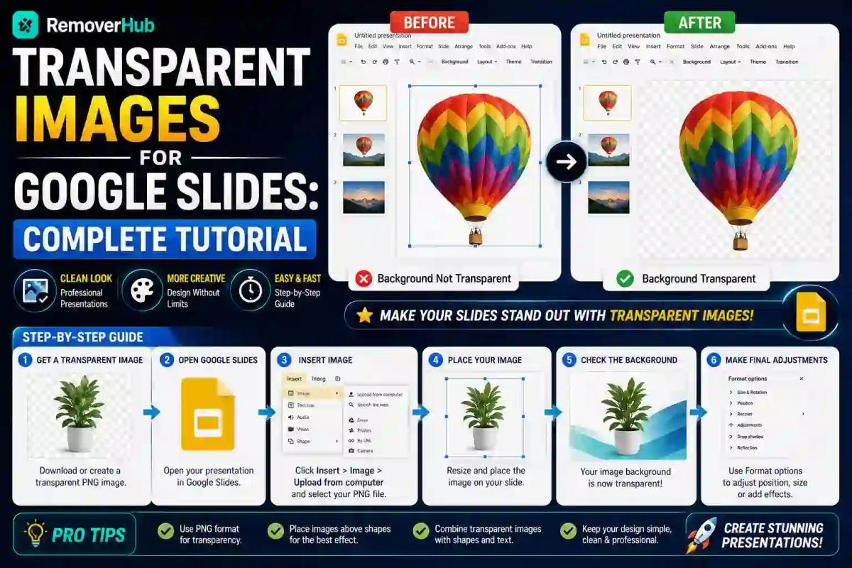 How to Make an Image Transparent in Google Slides