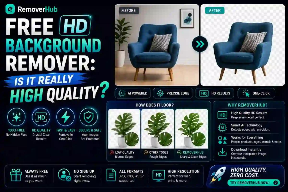 Free HD Background Remover: High-Quality Transparent Images