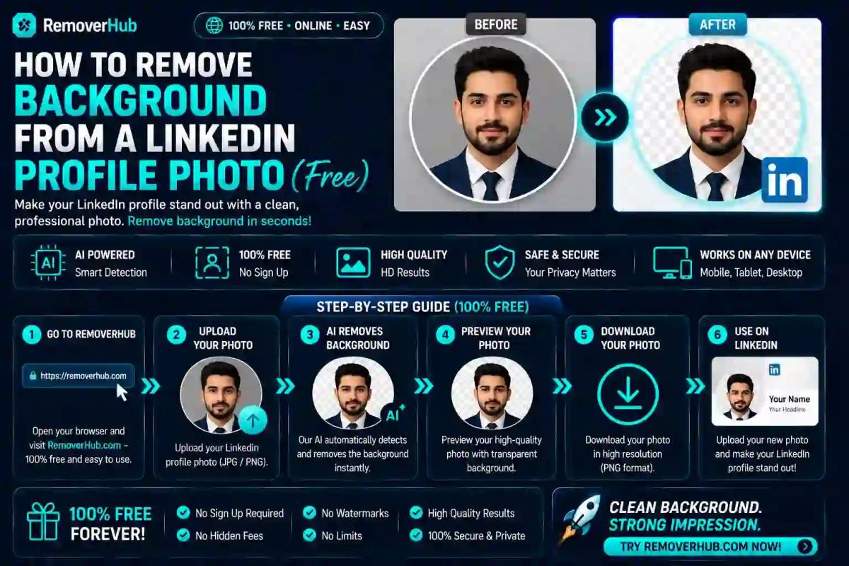 How to Remove a LinkedIn Photo Background (2026)