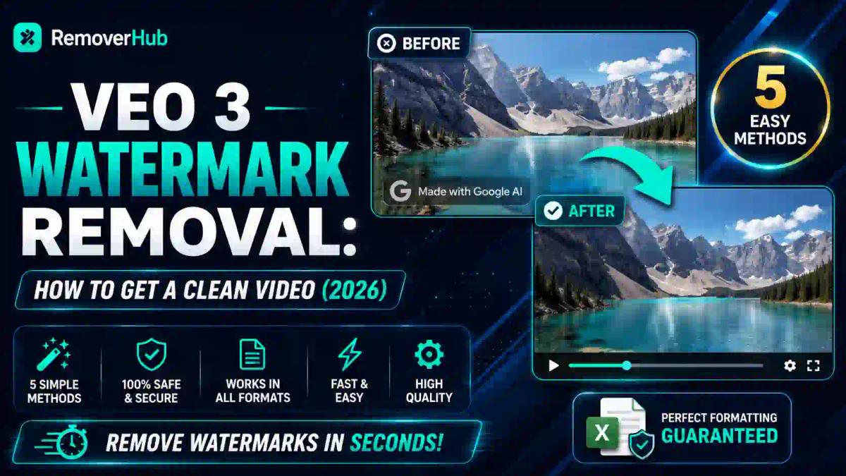 Veo 3 Watermark Removal: How to Get a Clean Video (2026)