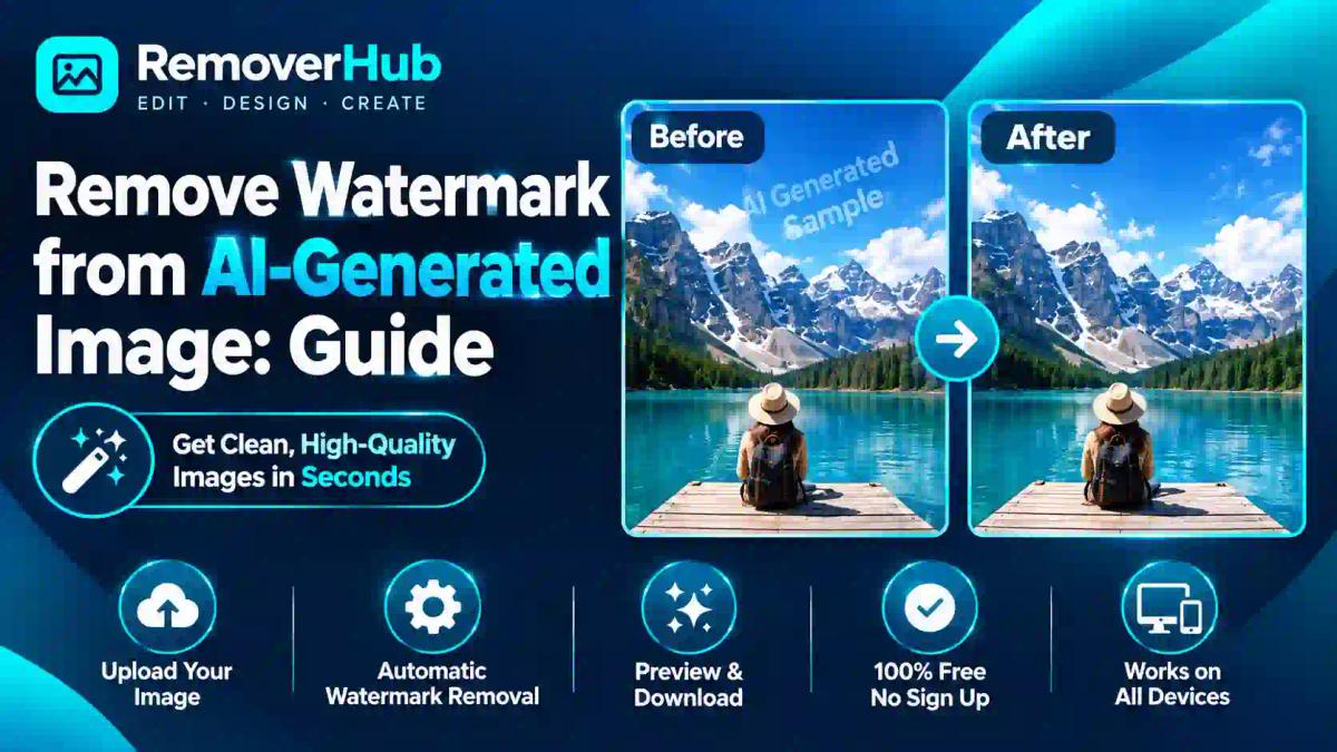 Remove Watermark From AI-Generated Image: Guide