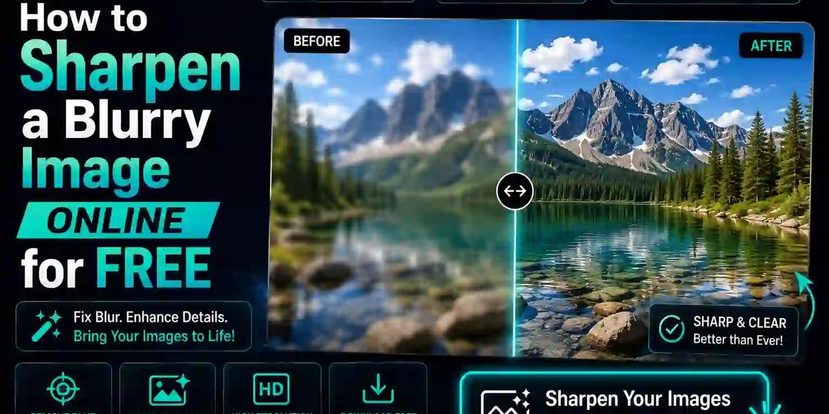 How to Sharpen a Blurry Image Online for Free