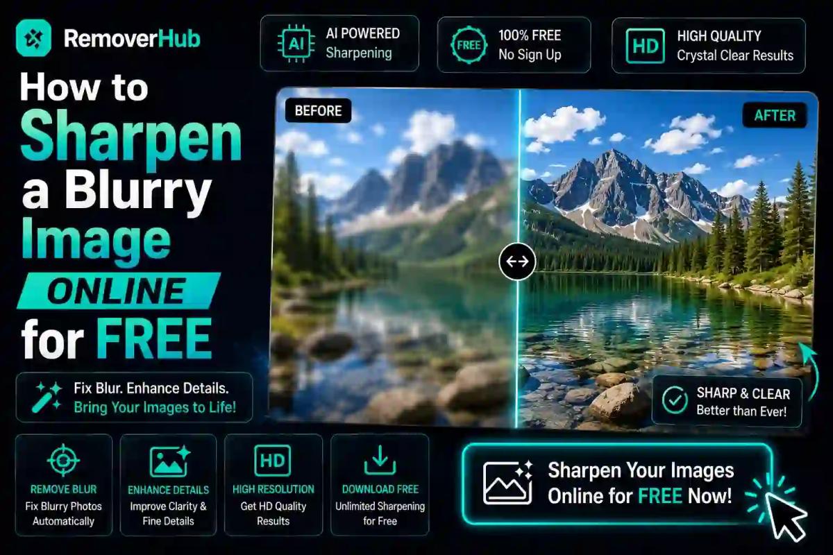 How to Sharpen a Blurry Image Online for Free