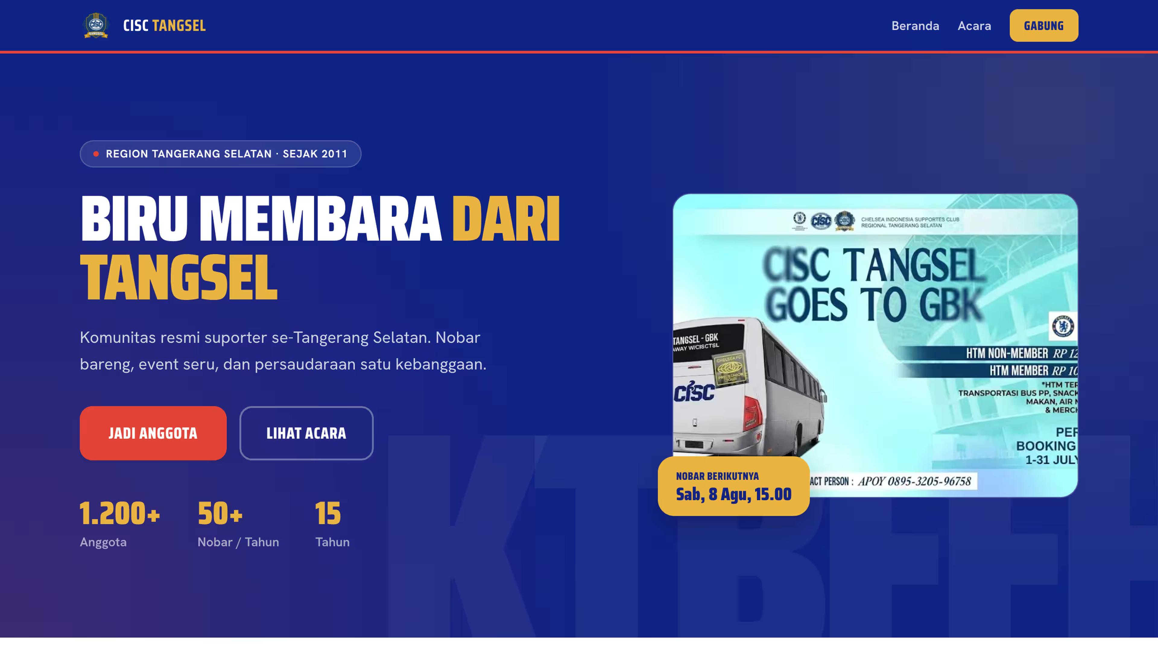 CISC Tangsel Platform