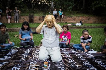 Myanmar contemporary performance art Myat Kyawt