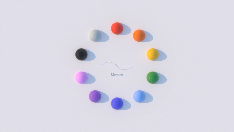 A video showcasing how the color palette BSDi created was inspired by sunlight