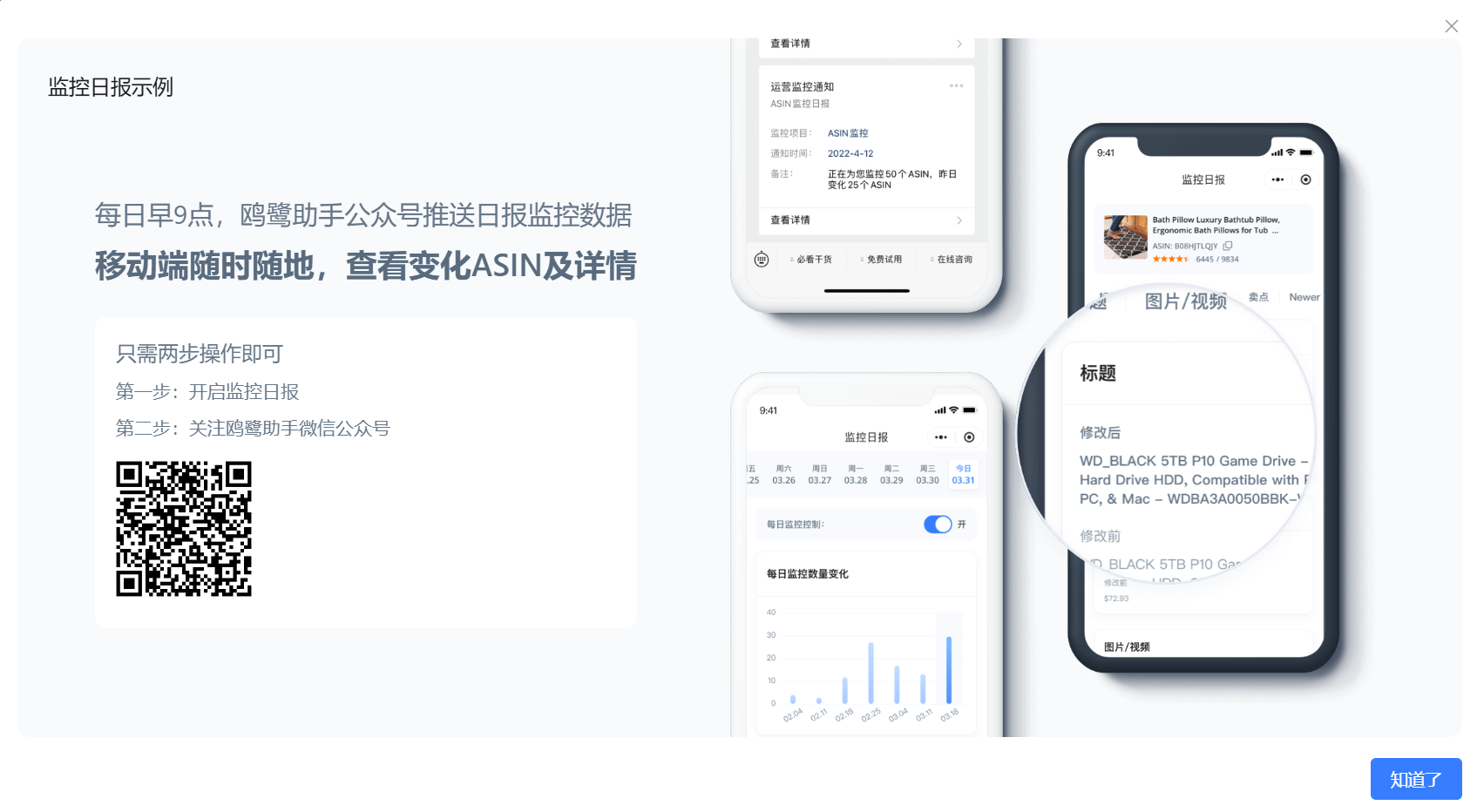 鸥鹭动态监控怎么用?ASIN 变化追踪、监控策略与日报设置