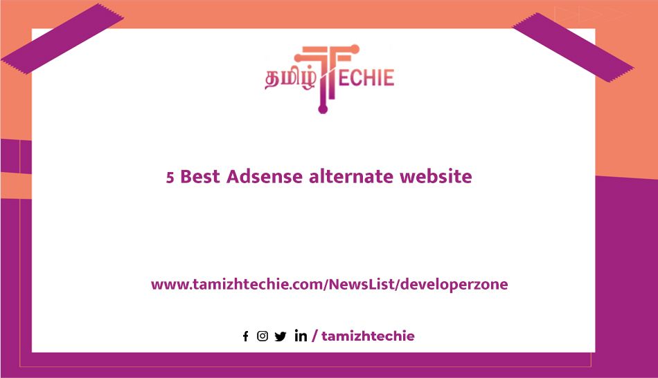 5 Best adsense alternate website