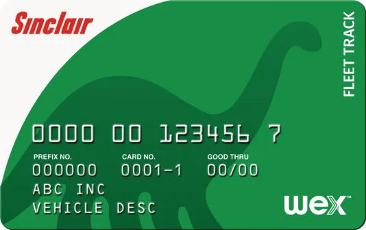 Sinclair fleet card