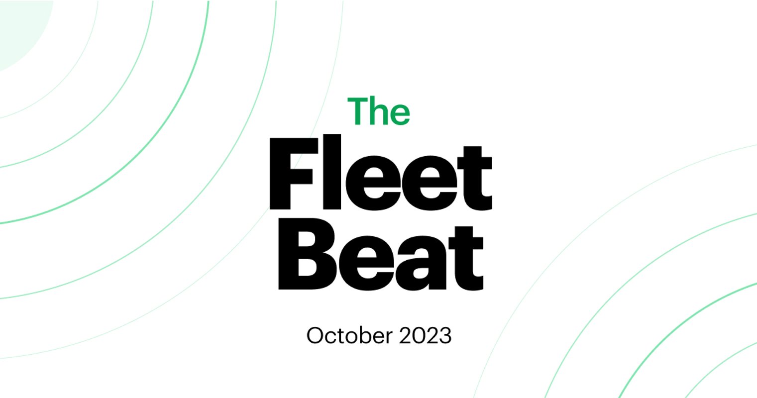 Fleet Beat: The Top Fleet Industry Articles of October 2023