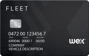 WEX fleet fuel card