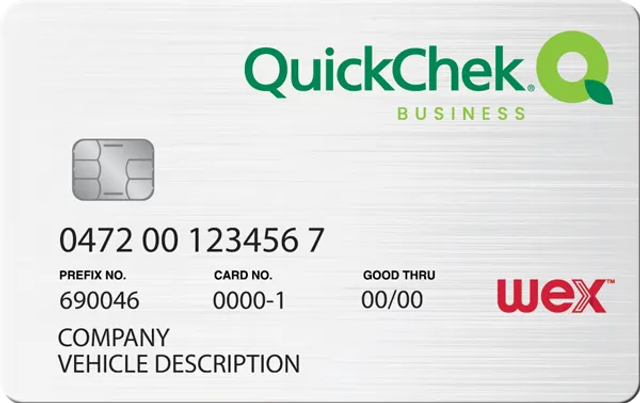 QuickChek Business fleet card