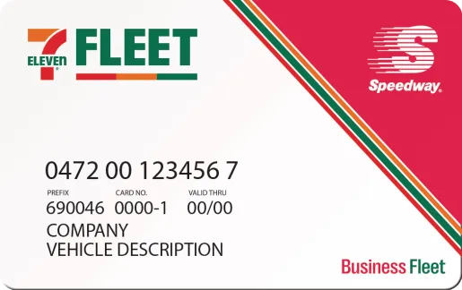 7-Eleven Speedway Business fleet fuel card
