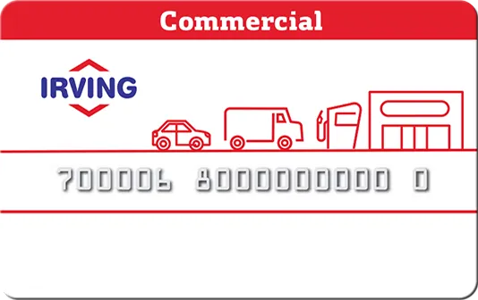 Irving Commercial fuel card