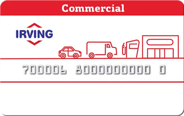 Irving Commercial fuel card
