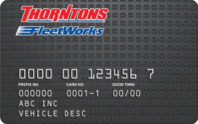 Thorntons FleetWorks fleet card
