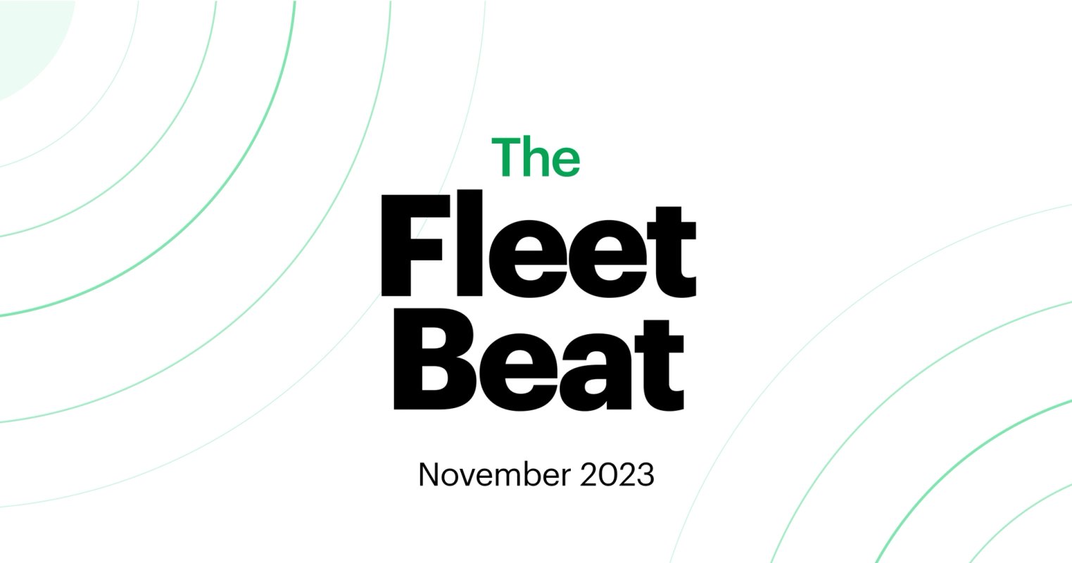 Fleet Beat: The Top Fleet Industry Articles of November 2023
