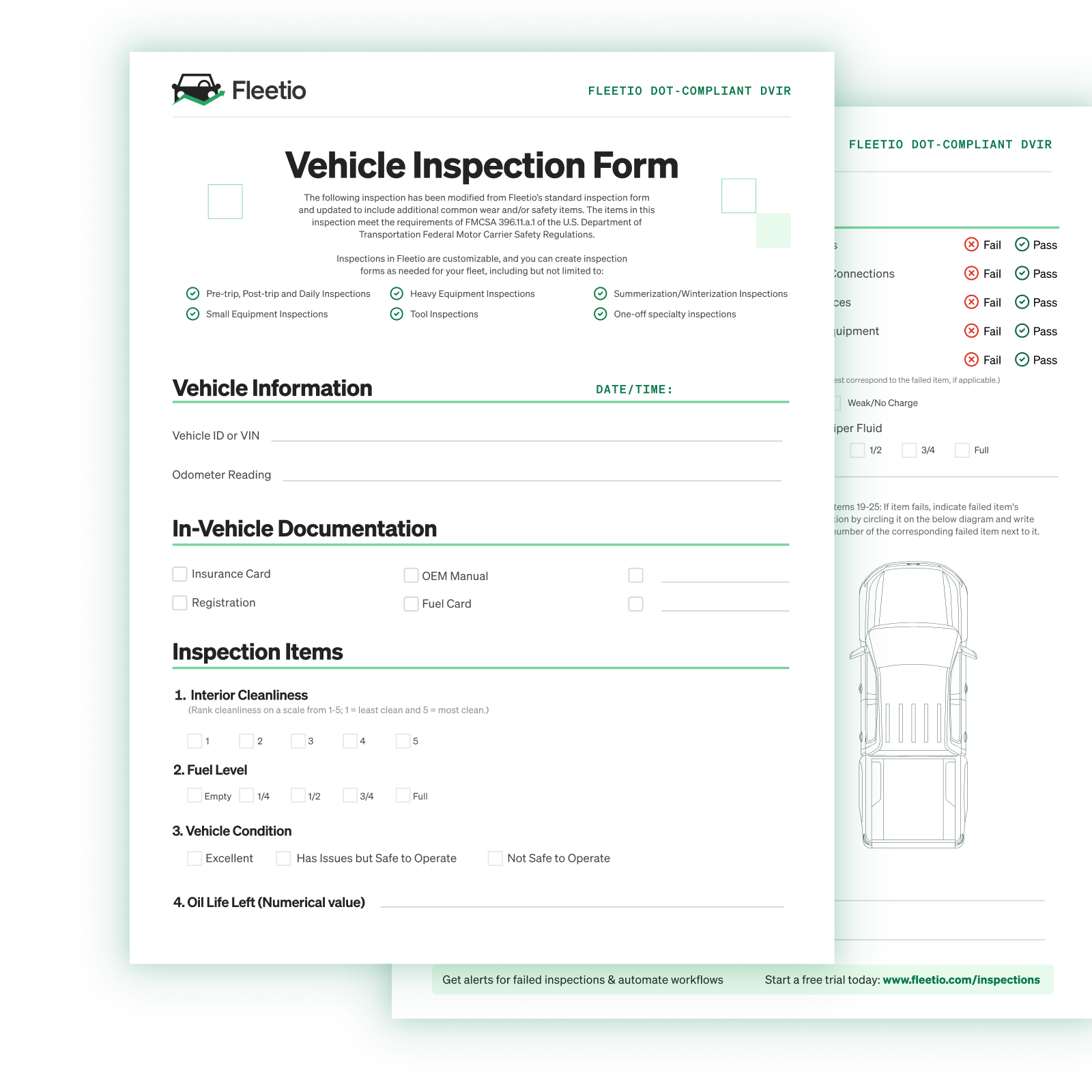 Fleet inspection program guide