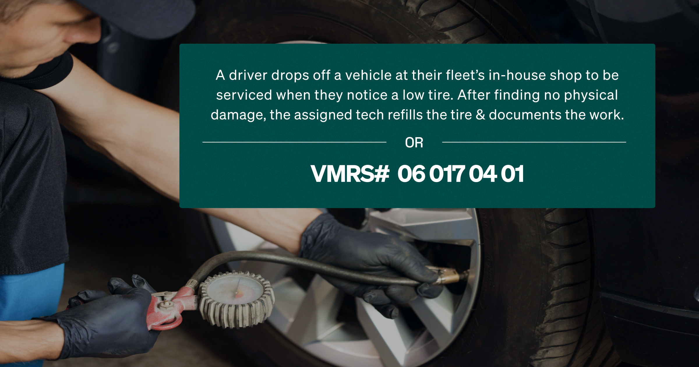 Before-and-after comparison of fleet maintenance data using VMRS codes, showing how standardized coding transforms fragmented service records into structured, searchable insights.