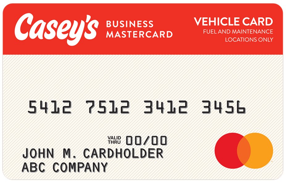 casey's business mastercard fuel card