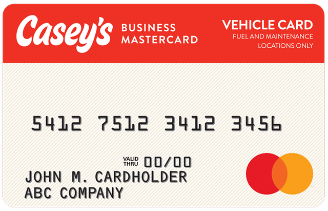 casey's business mastercard fuel card