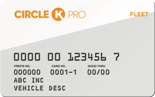 Circle K fleet card
