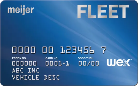 Meijer Universal fleet card