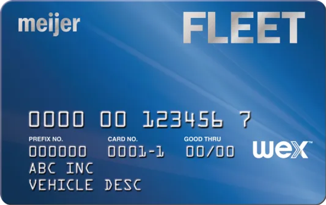 Meijer Universal fleet card