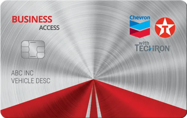 Chevron and Texaco Business Access fuel card