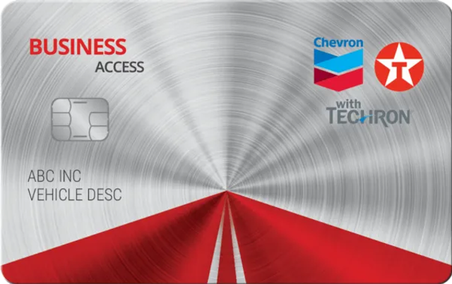 Chevron and Texaco Business Access fuel card