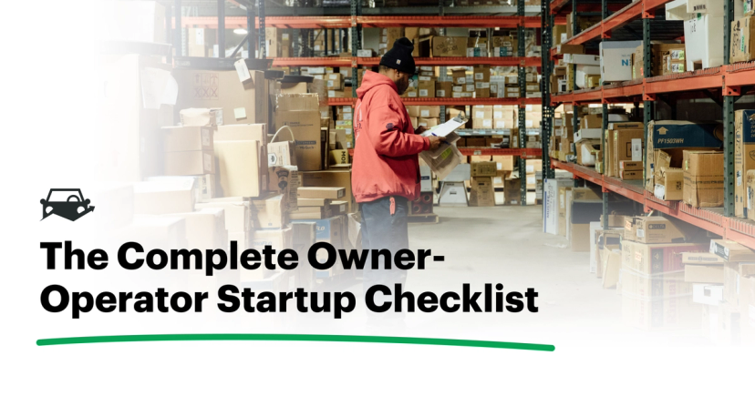 Owner Operator Model Example The Complete Owner-Operator Startup Checklist