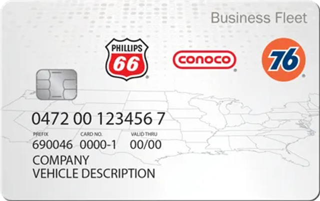 Phillips 66® Conoco® 76® Business fleet card