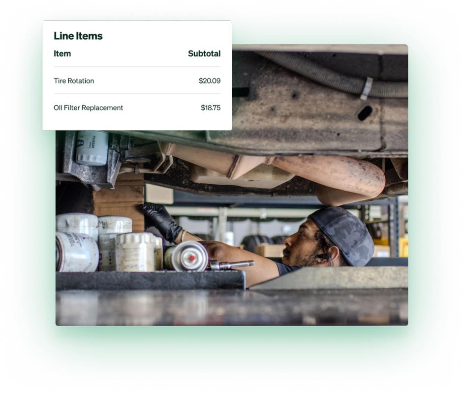 Line Items in Fleetio Tracking Software