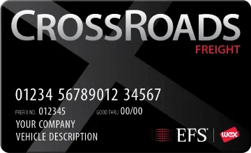 crossroads freight card