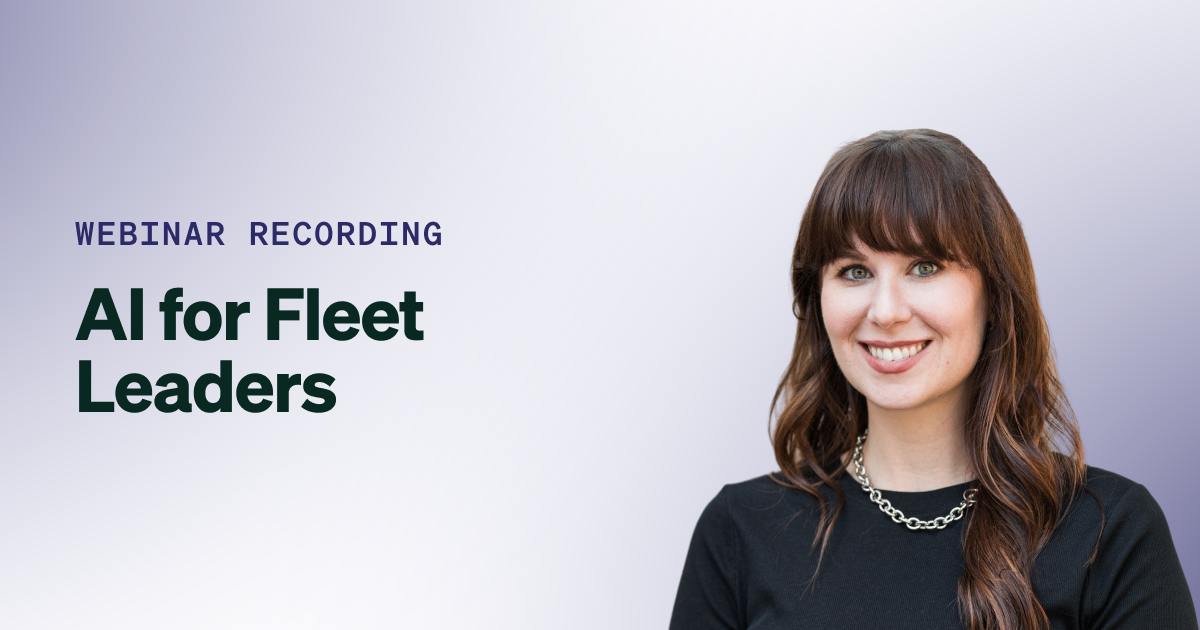 AI for Fleet Leaders: Moving from Experimentation to Impact