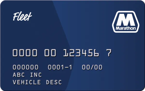 Marathon fleet card