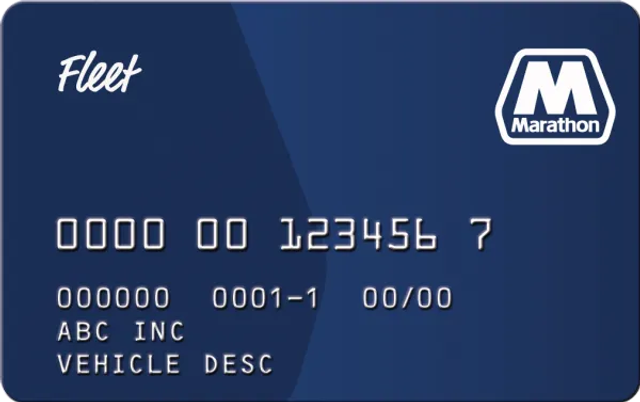 Marathon fleet card