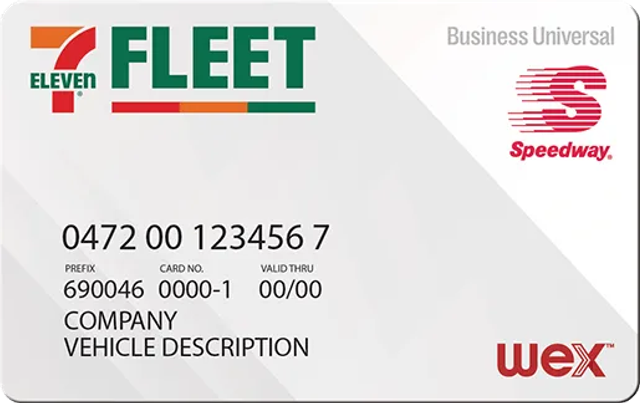 7-Eleven Speedway Business Universal fuel card
