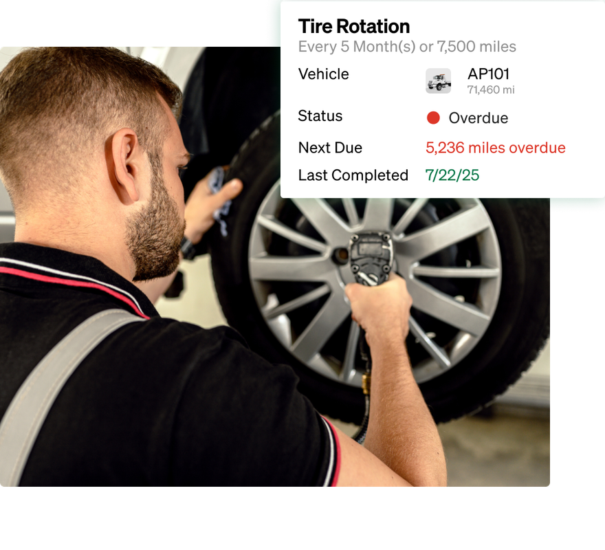 tire rotation maintenance alert